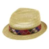 Chapeau Trilby Juliaca Paille Papier - Seeberger Reference : 6663 | Chapellerie Traclet