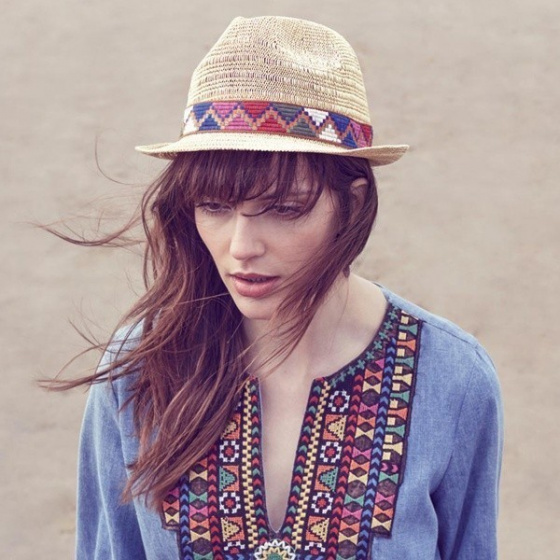 Juliaca Paper Straw Trilby Hat - Seeberger Juliaca Paper Straw Trilby Hat - Seeberger