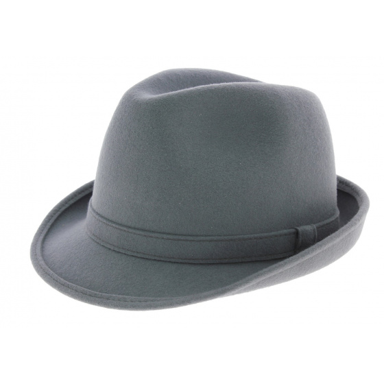 Loden Grey trilby hat - Traclet 