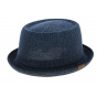PorkPie Denim Mowbray Blue-Jean Hat - kangol