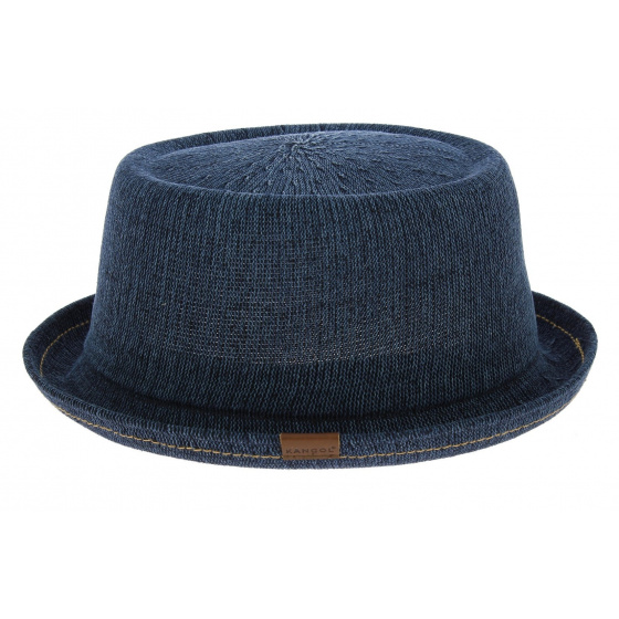 Chapeau PorkPie Denim Mowbray Bleu-Jean - kangol