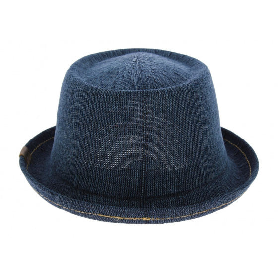 Blue Denim Mowbray Porkpie Hat - Kangol