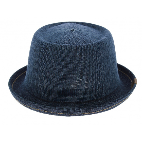 Blue Denim Mowbray Porkpie Hat - Kangol