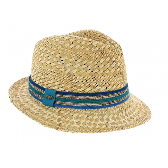 San Jose Natural Straw Trilby Hat - Scala