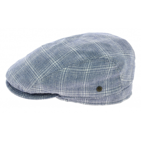 Casquette Plate d'Été Rondinaria Lin Bleu-ciel - Wegener