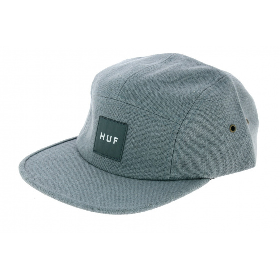 Blue/Gray Linen Tonal Volley Strapback Cap - HUF
