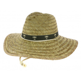 Traveller Wide Brim Saona Natural Straw Hat - Broner 