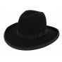 Sheridan Black Bison Felt Hat - Stetson
