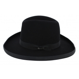 Sheridan Hat Black Felt Bison - Stetson