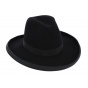 Sheridan Black Bison Felt Hat - Stetson