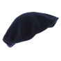 Navy cotton beret