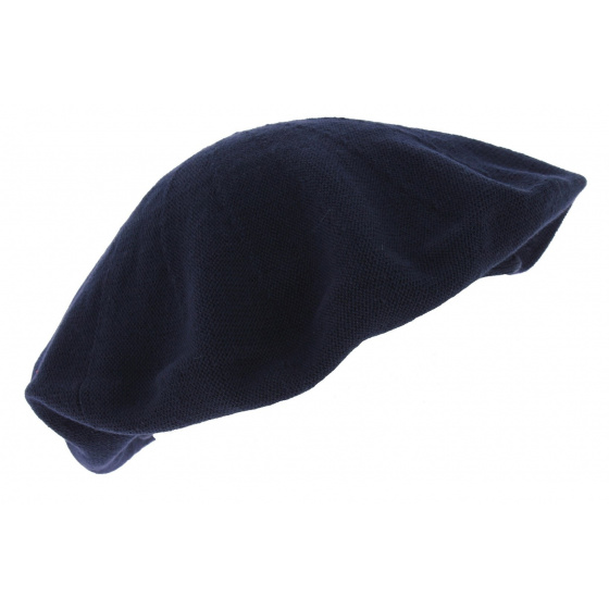 Beret coton Marine