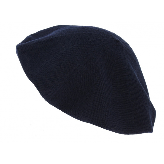 Navy Cotton Beret Navy Cotton Beret