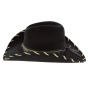Black Western Straight Shooter Hat - Bullhide