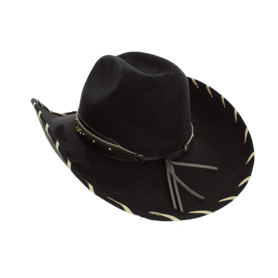 Black Western Straight Shooter Hat - Bullhide Black Western Straight Shooter Hat - Bullhide