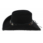 Chapeau de Cowboy Jesse Feutre Laine Noir - Bullhide