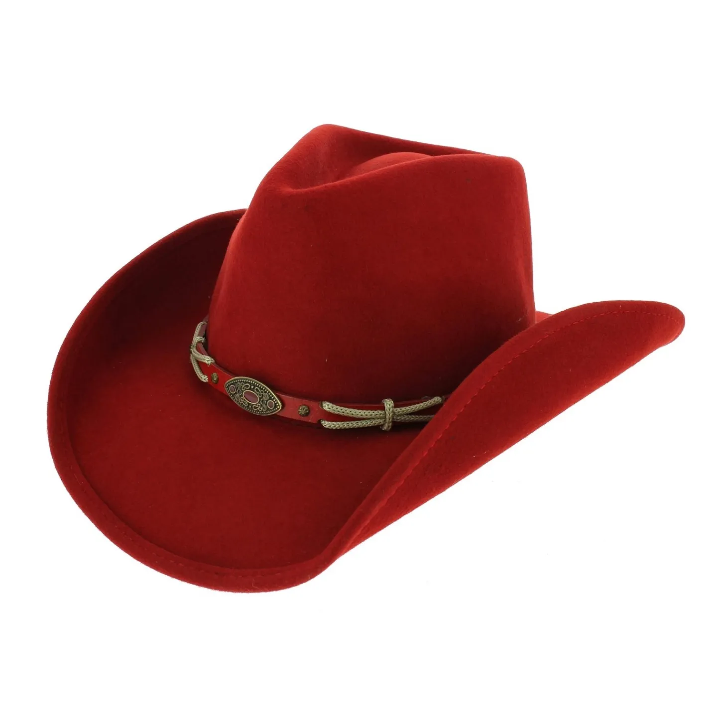 Chapeau Cowboy Emotionally Charged Feutre Rouge - Bullhide Reference : 6711 | Chapellerie Traclet