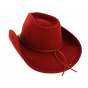 Red Felt Emotionally Charged Cowboy Hat - Bullhide