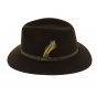 Rocklin Felt Wool Foldable Brown Hat - Stetson