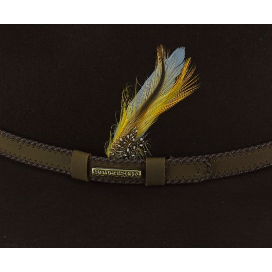 Rocklin Foldable Brown Wool Felt Hat - Stetson