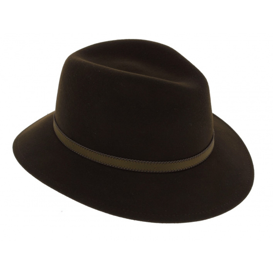 Rocklin Foldable Brown Wool Felt Hat - Stetson