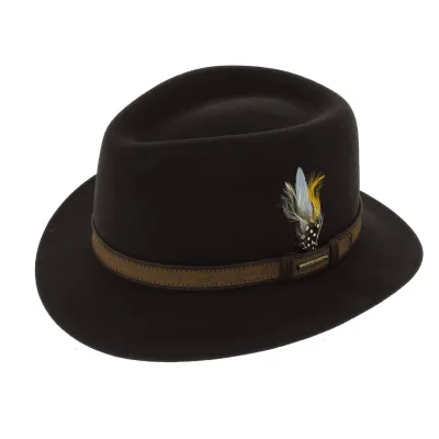 Merced Traveller Brown Wool Felt Hat - Stetson Reference: 6728 | Traclet Hat Shop