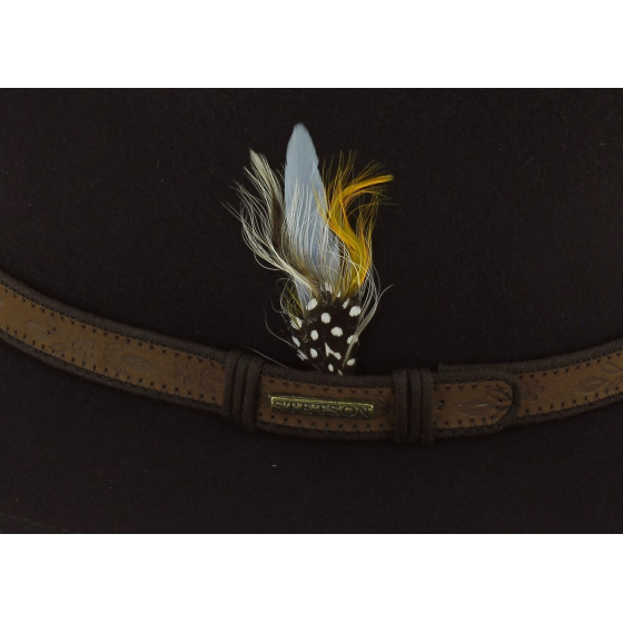 Merced Traveller Brown Wool Felt Hat - Stetson