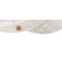 Antje Linen Beige Newsboy Cap - Mayser