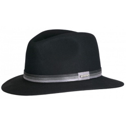 Black Ramsey fur felt hat