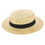 Boatman Large Sizes Natural Straw - Traclet