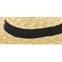 Natural Straw Boater Hat Large Sizes - Traclet