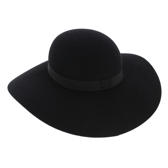 Foxes Wool Felt Wide-brimmed Hat - Traclet