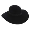Capeline Foxes Feutre Laine Noir - Traclet Reference : 6739 | Chapellerie Traclet