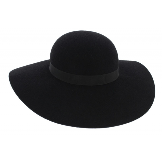 Foxes Wool Felt Wide-brimmed Hat - Traclet