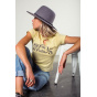 Dallas Grey Wool Felt Wide Brim Hat - Brixton