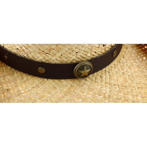 Chapeau Cowboy Rising Star Paille Naturel - Bullhide Chapeau Cowboy Rising Star Paille Naturel - Bullhide