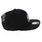 Cracked Flat Brim Snapback NY Yankees Black & Silver - 47 Brand