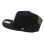 NY Yankees Black & Gold Crackled Visor Snapback - 47 Brand