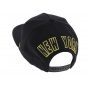 NY Yankees Cracked Visor Snapback Black & Gold - 47 Brand