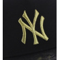 NY Yankees Cracked Visor Snapback Black & Gold - 47 Brand
