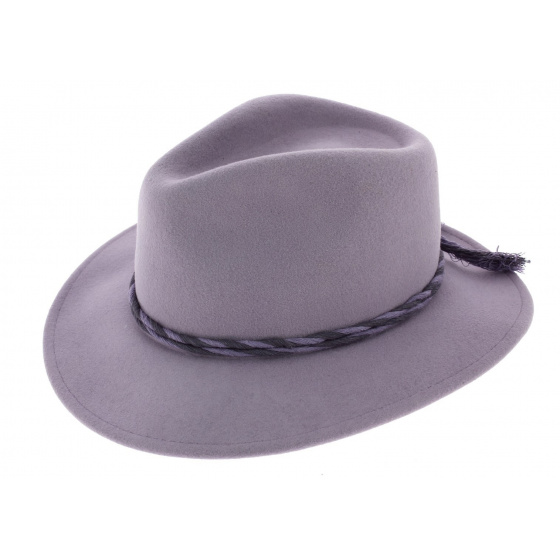 Corbet Traveller Hat in Lavender Wool Felt - Brixton