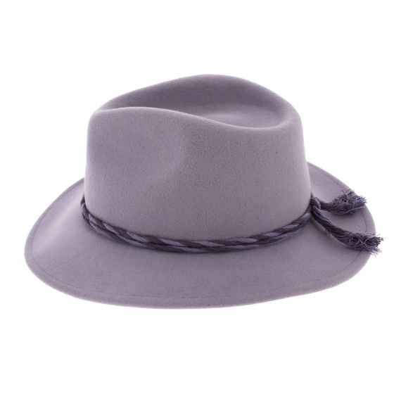 Corbet Traveller Hat in Lavender Wool Felt - Brixton
