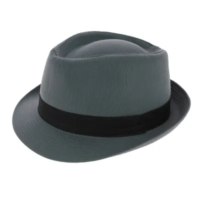 Corleone Cotton Blue-Gray Trilby Hat - Traclet Reference: 6774 | Traclet Hat Shop