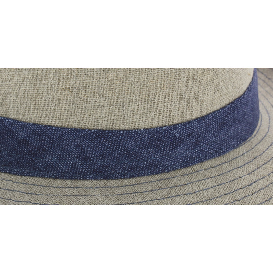 Chapeau Trilby Tropea Lin Beige - Traclet