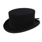 Black Fur Felt Amazon Hat - Guerra 1855