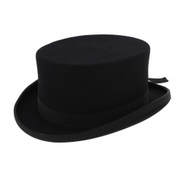 Black Fur Felt Amazon Hat - Guerra 1855