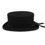Black Fur Felt Amazon Hat - Guerra 1855