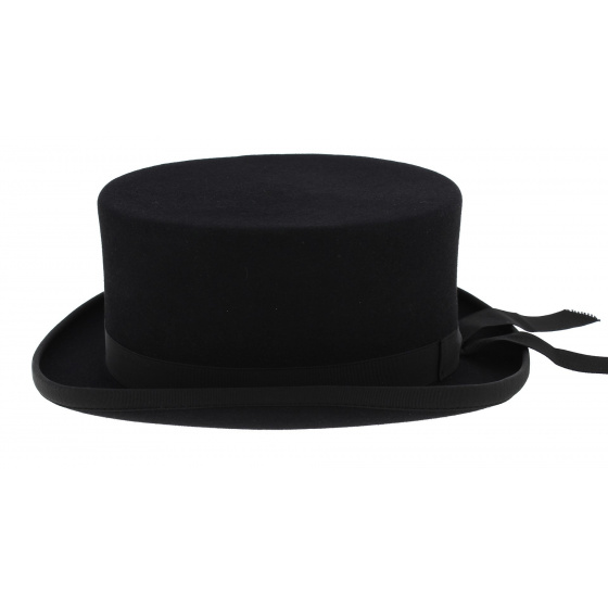 Black Fur Felt Amazon Hat - Guerra 1855 Black Fur Felt Amazon Hat - Guerra 1855