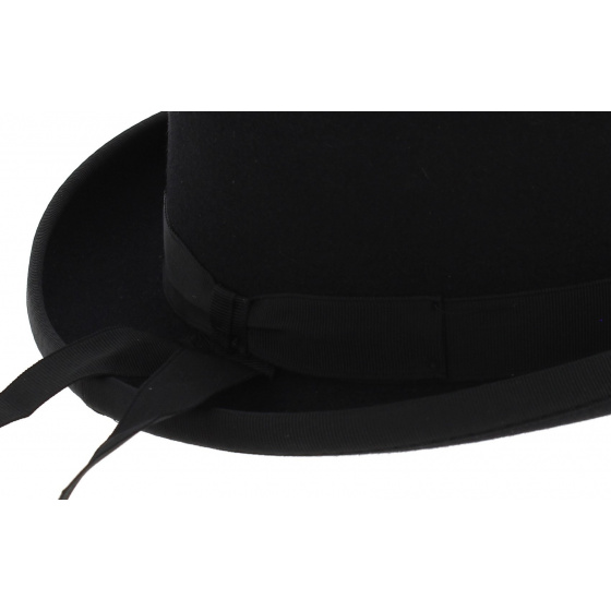 Black Fur Felt Amazon Hat - Guerra 1855 Black Fur Felt Amazon Hat - Guerra 1855