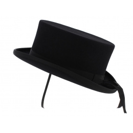 Amazon Hat Felt Black Hair - Guerra 1855